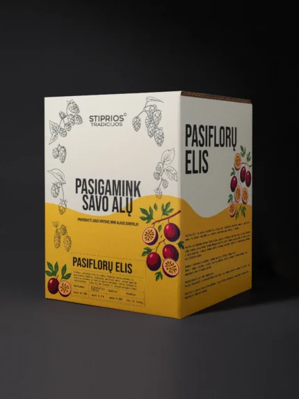 Alaus gaminimo rinkinys “Pasiflorų elis”